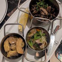 3 types of mushroom at 26 Vegan Food Project in Lisbon