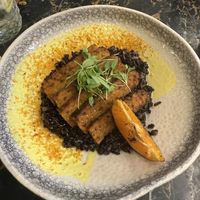Seitan on wild rice  at 26 Vegan Food Project in Lisbon