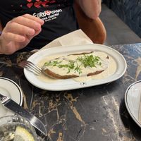 Seitan “steak” with “cheese” sauce  at 26 Vegan Food Project in Lisbon