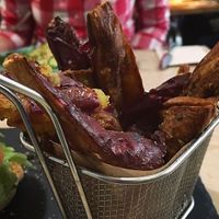 Sweet Potato Fries With Homemade Mayonnaise at 26 Vegan Food Project in Lisbon