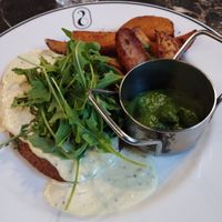 Seitan steak with mustard dressing at 26 Vegan Food Project in Lisbon