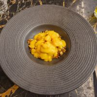 Sopa daurada (gold soup) at 26 Vegan Food Project in Lisbon