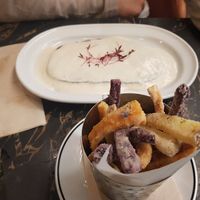 Portugueuse steak with cheese cream at 26 Vegan Food Project in Lisbon