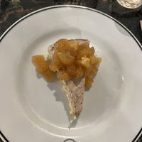 “Creative Art” - Cheesecake with candied apple  at 26 Vegan Food Project in Lisbon