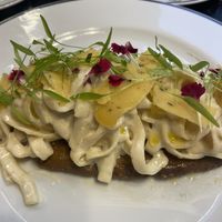 Steak and pasta  at 26 Vegan Food Project in Lisbon