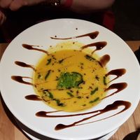 Carrot and ginger soup at 26 Vegan Food Project in Lisbon