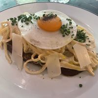 Steak au paillanrd with fried egg  at 26 Vegan Food Project in Lisbon