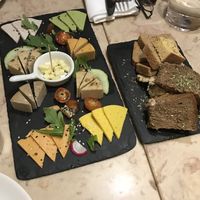 Cheese-plate (starter) at 26 Vegan Food Project in Lisbon