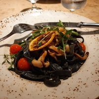 Daily special - a spinach pasta dish 15€ at 26 Vegan Food Project in Lisbon