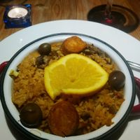 Duck rice at 26 Vegan Food Project in Lisbon