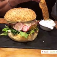 Amazing. Mayo is soft - best one I’ve had so far. The burger was too good and so were the sweet potato fries at 26 Vegan Food Project in Lisbon