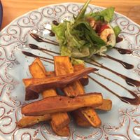 Sweet potato fries  at 26 Vegan Food Project in Lisbon