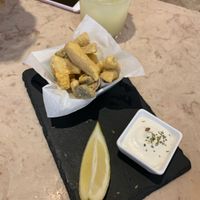 Cuttle fish  at 26 Vegan Food Project in Lisbon