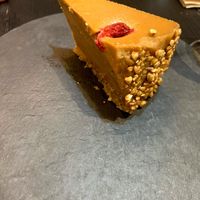 salted caramel tart at 26 Vegan Food Project in Lisbon