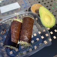 Packaged Nori rolls by PEACE PIES @ Jimbos in Carlsbad. Vegan - Raw - Sugar Free 💛💛💛 Blessed at Jimbo's Naturally in Carlsbad