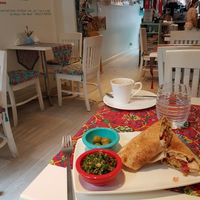 falafel wrap at Rosie Chai in South West London