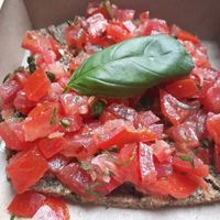 Raw brushcetta at Rawligion - Tottenham St in London
