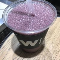 Bluerella smoothie at Rawligion - Tottenham St in London