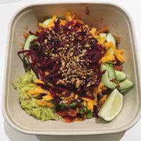 personalised hot box, all vegan  at Noa in London