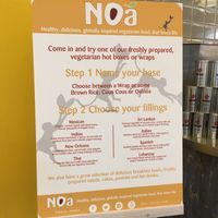 set menu  at Noa in London