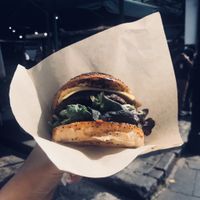 Cheezeburger  at Big V - Borough Market in South East London