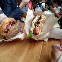 Holy smoke and a classic at Big V - Borough Market in South East London