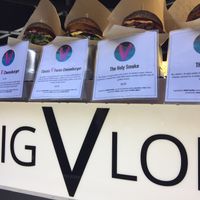 4 burgers at Big V - Borough Market in South East London
