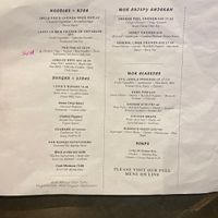 Menu 2020-08-09 at DFW - Ling & Louie's - TA in Grapevine