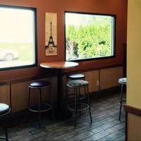 dining at Baguette de France in Berrien Springs