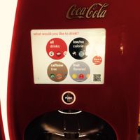 soda fountain  at Baguette de France in Berrien Springs