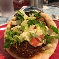 Falafel Gryo at Mediterranean Bistro in Myrtle Beach