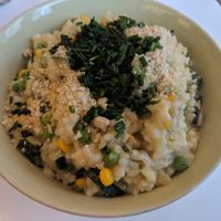 Risotto at Flowers Kitchen in Luxembourg City