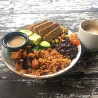 Burrito bowl made vegan   at The Cashew Tree in Pecatu