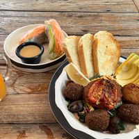 Power (Falafel) Bowl & Summer Tempeh Rolls at The Cashew Tree in Pecatu