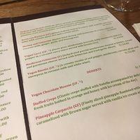 menu at Per.uk in Cusco