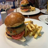 Quinoa burger at Per.uk in Cusco