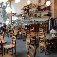 Lovely ambiance at Behind the Museum Cafe in Portland