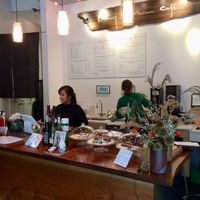 Place your order at the front counter at Behind the Museum Cafe in Portland