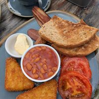 Vegan breakfast at Eat at The Stade in Hastings