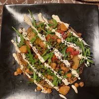 Hemp seed pancakes  at Kohvik Kroon in Parnu