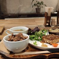 Sembe lunchset at Kissa Saeki in Hiroshima