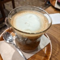 Chicory latte at Kissa Saeki in Hiroshima