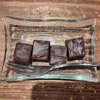 Chocolate, creamy texture but delicious at Kissa Saeki in Hiroshima