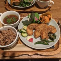 Cutlets set at Kissa Saeki in Hiroshima