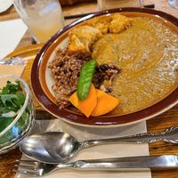 Rice is not vegan   at Kissa Saeki in Hiroshima