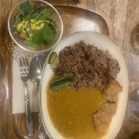 Curry with cutlet   at Kissa Saeki in Hiroshima