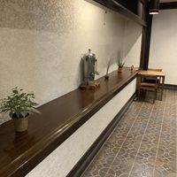 The display area at Kissa Saeki in Hiroshima