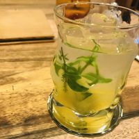 Homemade fermented lemonade at Kissa Saeki in Hiroshima