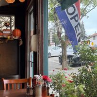   at Woodrose Cafe in Garberville