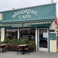   at Woodrose Cafe in Garberville